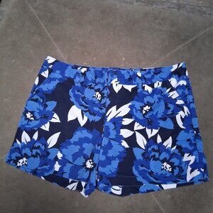 Tommy Hilfiger Women's Floral Print Cotton Shorts Sz 14